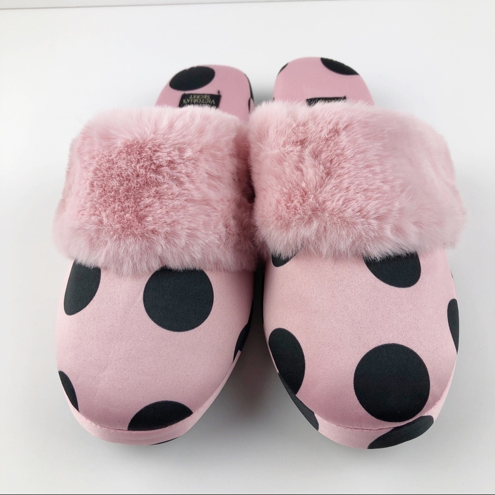 VICTORIA'S SECRET Polka dots Satin Slippers - Picture 6 of 8